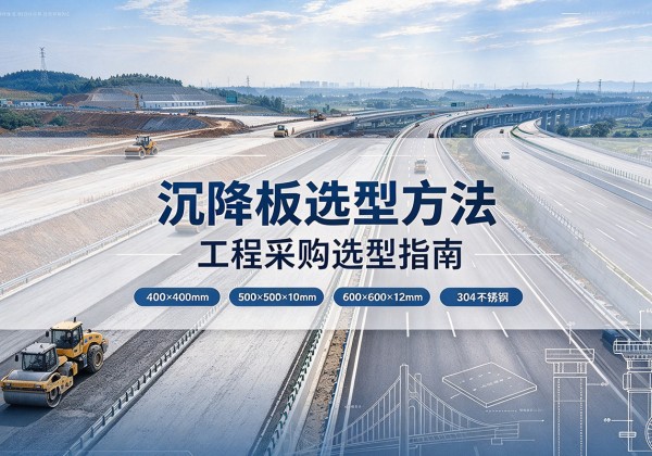 渌口沉降板选择方法